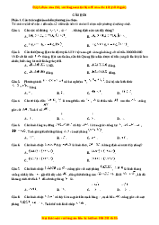 Đề thi Toán 11 Cuối kì 2 Chân trời sáng tạo cấu trúc mới (Đề 8)