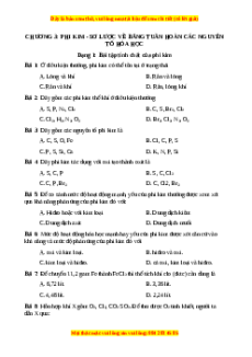 Trắc nghiệm Bài tập oxit axit tác dụng với dung dịch kiềm Hóa học 9