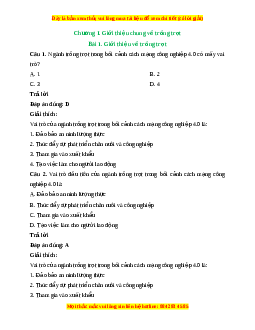 Trắc nghiệm Bài 1: Giới thiệu về trồng trọt