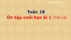 Giáo án Powerpoint Ôn tập cuối học kì 1 (Tiết 10) Tiếng việt lớp 1 Cánh diều