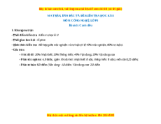 Đề thi cuối kì 2 Công nghệ 8 Cánh diều - Đề 1