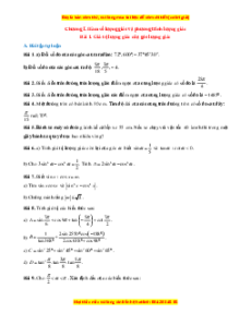 Chuyên đề Bài tập Toán 11 Kết nối tri thức Chương 1 (Dạy thêm - có lời giải)