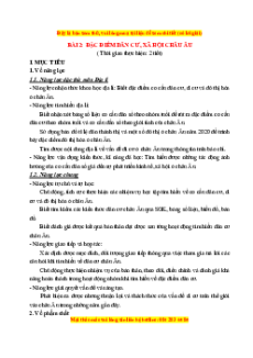 Giáo án Bài 2 Địa lí 7 Kết nối tri thức (Phiên bản 2): Đặc điểm dân cư, xã hội châu Âu