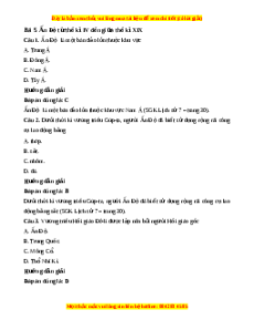 Trắc nghiệm Lịch sử 7 Bài 5 Kết nối tri thức: Ấn Độ từ thế kỉ IV đến giữa thế kỉ XIX