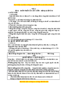 Giáo án Điện trở dây dẫn _ Định luật Ôm Vật lí 9