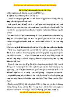 Lý thuyết Lịch sử 10 Chân trời sáng tạo Bài 20: Khối đại đoàn kết dân tộc Việt Nam