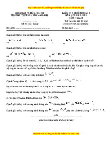 Đề thi cuối kì 2 Toán 10 năm 2024 trường THPT Nguyễn Văn Linh - Hồ Chí Minh