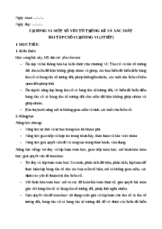 Giáo án Bài tập cuối chương 6 Toán 9 Cánh diều