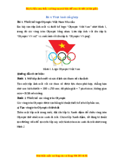 Lý thuyết Tin học 10 Cánh diều Bài 4: Thực hành tổng hợp