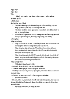 Giáo án Bài 5 KHTN 9 Cánh diều (2024): Sự khúc xạ ánh sáng qua thấu kính
