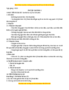 Giáo án Công nghệ 8 Chân trời sáng tạo: Ôn tập chương 3