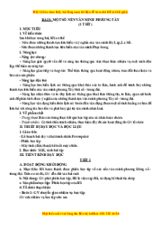 Giáo án Bài 5 Lịch sử 10 Cánh diều (2024): Một số nền văn minh phương Tây