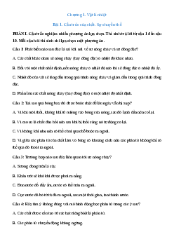 Trắc nghiệm Vật lí 12 Đúng-Sai, Trả lời ngắn Kết nối tri thức (form 2025)