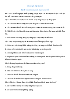 Trắc nghiệm Vật lí 12 Đúng-Sai, Trả lời ngắn Kết nối tri thức (form 2025)