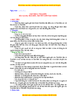 Giáo án Bài 4 Địa lí 10 Chân trời sáng tạo (2024): Trái đất, thuyết kiến tạo mảng