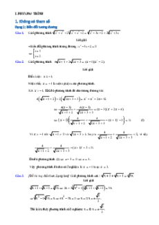 Chuyên đề bồi dưỡng HSG Toán 11