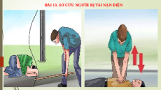 Giáo án Powerpoint Bài 13 Công nghệ 8 Kết nối tri thức: Sơ cứu người bị tai nạn điện