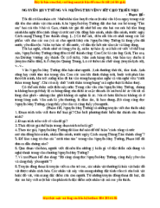 Phiếu bài tập Tuần 4 Nguyễn Huy Tưởng và những truyện viết cho thiếu nhi Ngữ văn 7