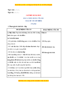 Giáo án Tiếng Việt lớp 4 Cánh diều (năm 2025) | Giáo án Tiếng Việt lớp 4 mới, chuẩn nhất