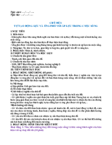 Giáo án HĐTN 9 Chân trời sáng tạo (năm 2025) | Giáo án Hoạt động tự nhiên 9 mới, chuẩn nhất (bản 1)