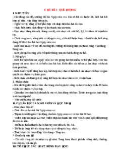 Giáo án Âm nhạc lớp 2 Cánh diều