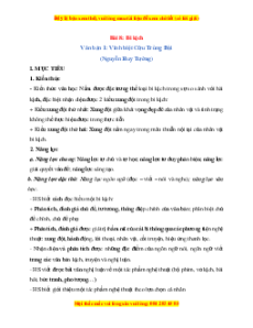 Giáo án Bi kịch (2024) Cánh diều