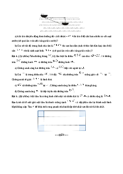 Đề thi Cuối kì 1 Toán 9 Cánh diều 2024 (Đề 10)