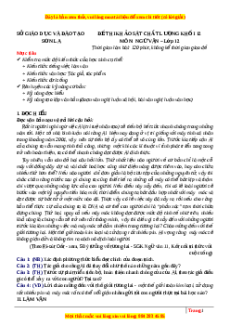 Đề thi thử Ngữ văn Sở Sơn La lần 1 năm 2023