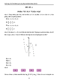 15 Đề thi ĐGTD ĐH Bách Khoa năm 2025 (cấu trúc mới)