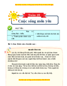 Bài tập cuối tuần Tiếng Việt 4 Tuần 20 Chân trời sáng tạo (có lời giải)