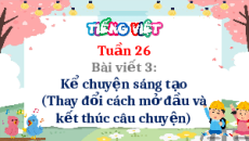 Giáo án Powerpoint Viết: Kể chuyện sáng tạo Tiếng Việt lớp 5 Cánh diều