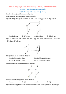 Trắc nghiệm Toán 7 Đúng-Sai, Trả lời ngắn Kết nối tri thức Chương 10