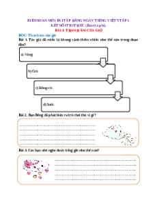 Phiếu bài tập hàng ngày Tiếng việt lớp 5 Kết nối tri thức Học kì 1