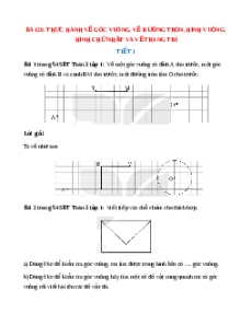 VBT Toán lớp 3 Bài 20 (Kết nối tri thức): Thực hành vẽ góc vuông, vẽ đường tròn, hình vuông, hình chữ nhật và vẽ trang trí