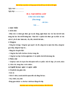 Giáo án Thơ đường luật (2024) Cánh diều