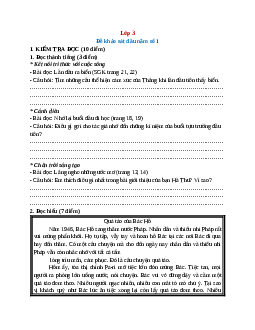 Bộ 3 đề thi khảo sát chất lượng đầu năm Tiếng Việt lớp 3 năm 2025 (có đáp án)