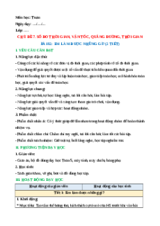 Giáo án Bài 82: Em làm được những gì? Toán lớp 5 Chân trời sáng tạo