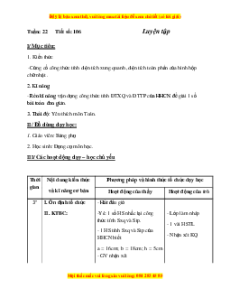 Giáo án Bài 106 Toán lớp 5: Luyện tập (Trang 110)