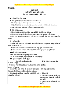 Giáo án Đạo đức lớp 3 Bài 4 Cánh diều: Em ham học hỏi