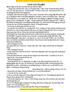 Phiếu bài tập Tuần 5 Con vẹt nghèo Ngữ văn 6