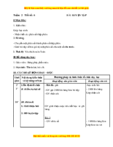 Giáo án Bài 6 Toán lớp 5: Luyện tập (Trang 9)