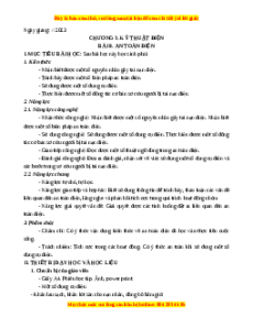 Giáo án Bài 8 Công nghệ 8 Chân trời sáng tạo: An toàn điện