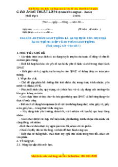 Giáo án Bài 16  Mĩ thuật 4 Chân trời sáng tạo (Phiên bản 2): Thông điệp về an toàn giao thông
