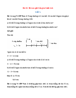 VBT Toán lớp 3 Bài 28 (Kết nối tri thức): Bài toán giải bằng hai bước tính