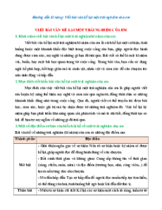 Chuyên đề Tập làm văn lớp 6