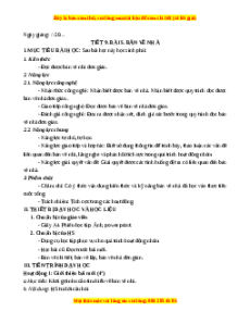 Giáo án Bài 5 Công nghệ 8 Kết nối tri thức: Bản vẽ nhà