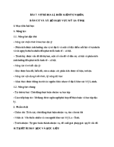 Giáo án Bài 7 Địa lí 11 Cánh diều (2024): Vị trí địa lí, đktn, dân cư, xã hội và kinh tế khu vực Mỹ La - Tinh