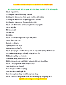 Trắc nghiệm Bài 10 Địa lí 6 Chân trời sáng tạo: Quá tình nội sinh và ngoại sinh. Các dạng địa hình chính. Khoáng sản
