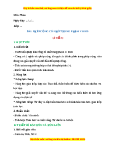 Giáo án Phép cộng có nhớ trong phạm vi 100 Toán 2 Chân trời sáng tạo