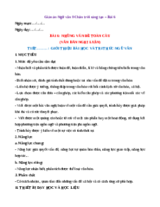 Giáo án Những vấn đề toàn cầu (Văn bản nghị luận) 2024 Chân trời sáng tạo